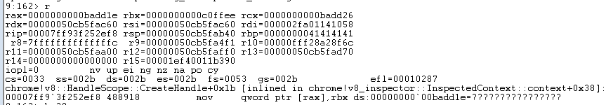 v8 exploit achieving arbitrary read/write